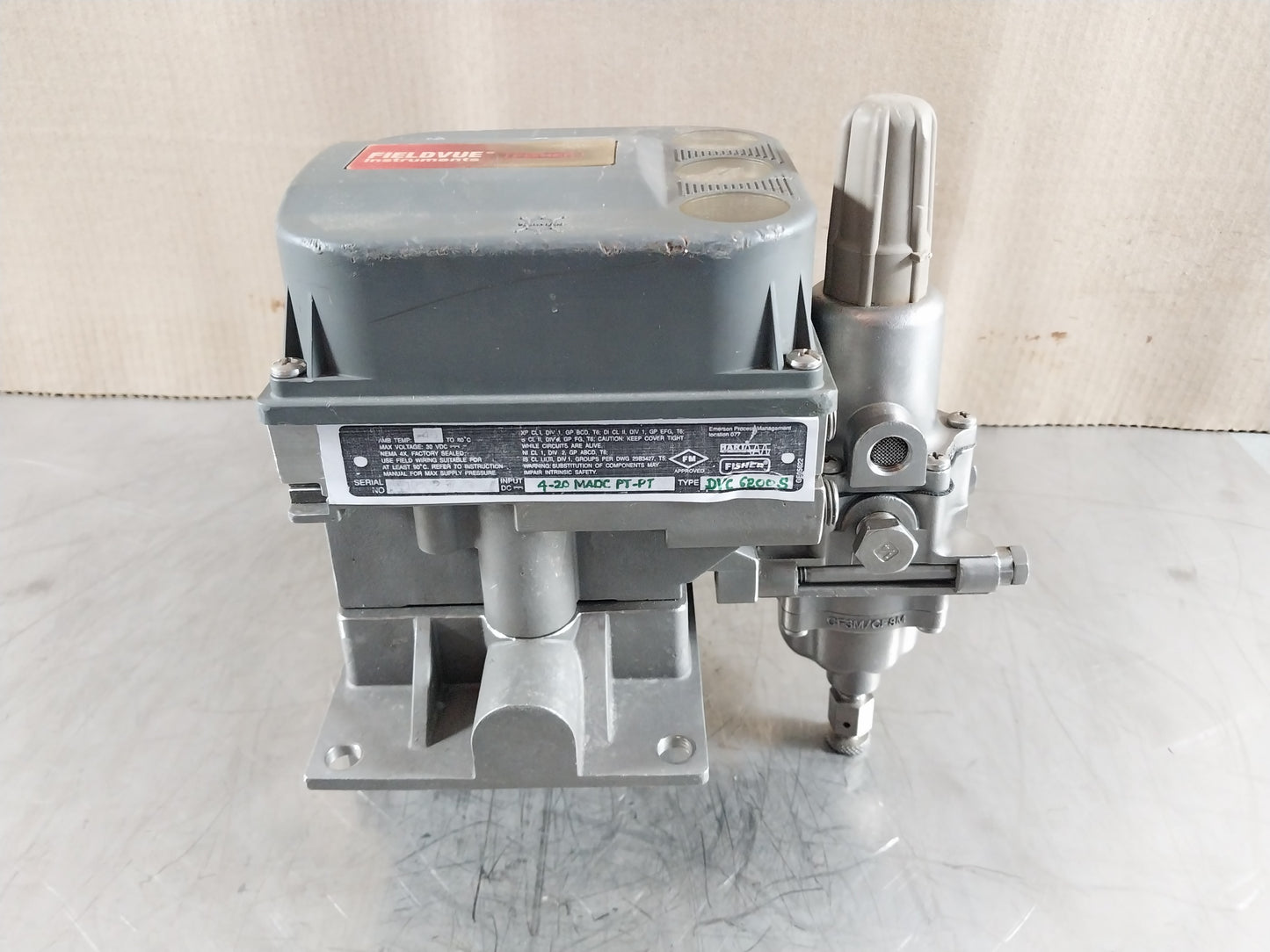 FISHER/FIELDVUE DVC6200S DIGITAL VALVE CONTROLLER POSITIONER