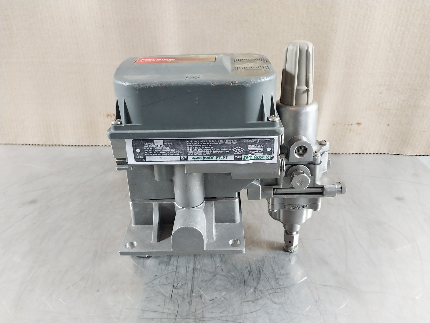 FISHER/FIELDVUE DVC6200S DIGITAL VALVE CONTROLLER POSITIONER