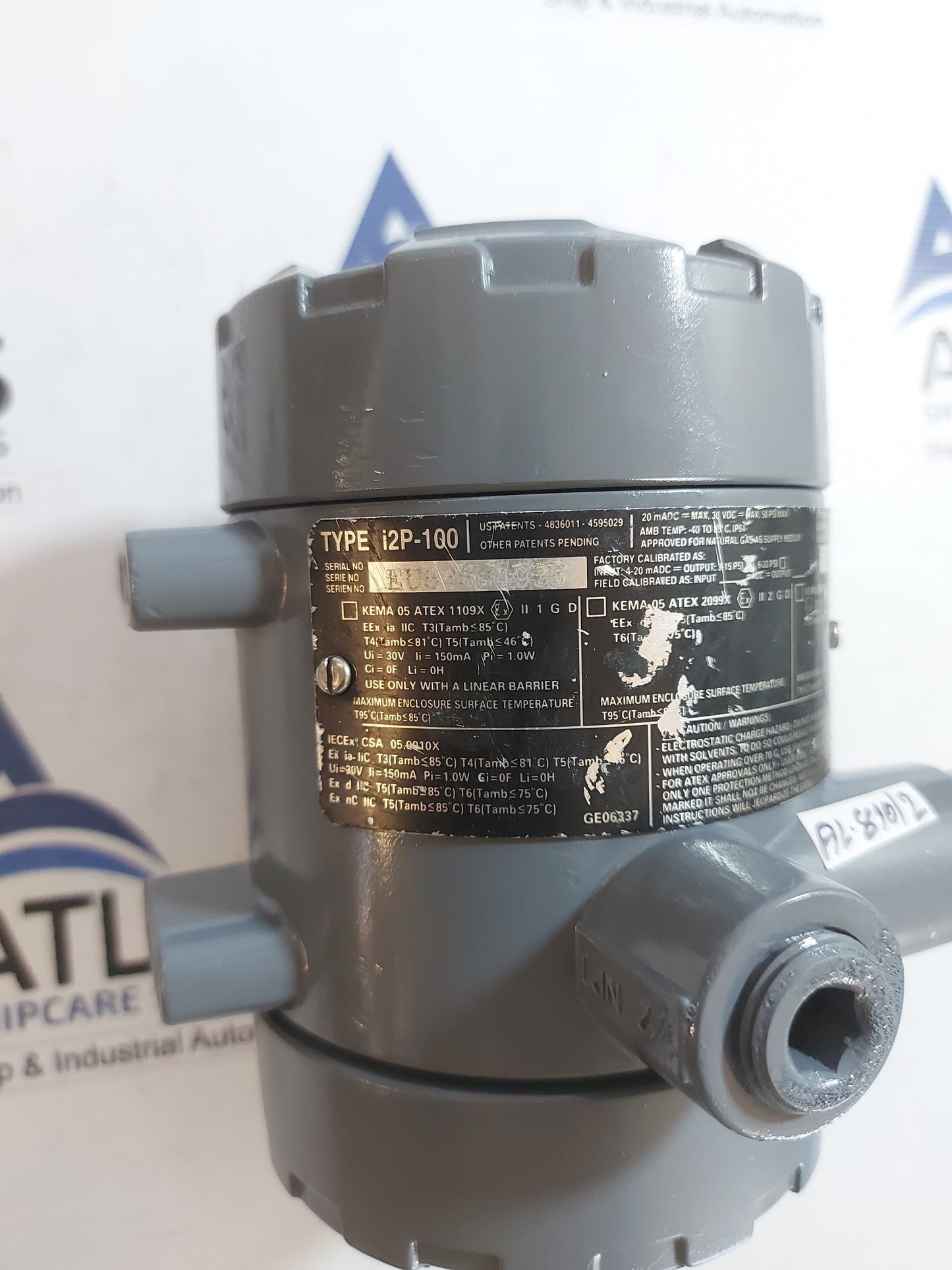 FISHER i2P-100 ELECTRO-PNEUMATIC TRANSDUCER 3-15 PSI