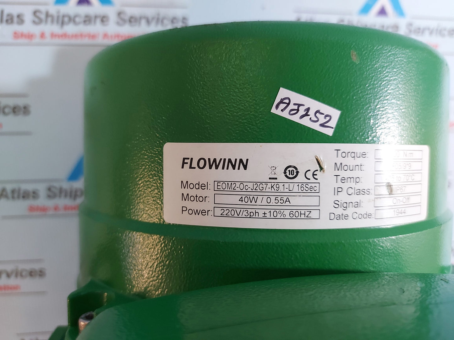 FLOWINN EOM2-Oc-J2G7-K9.1-L/16Sec EOM2-9 SERIES BASIC TYPE QUARTER TURN ELECTRIC ACTUATOR