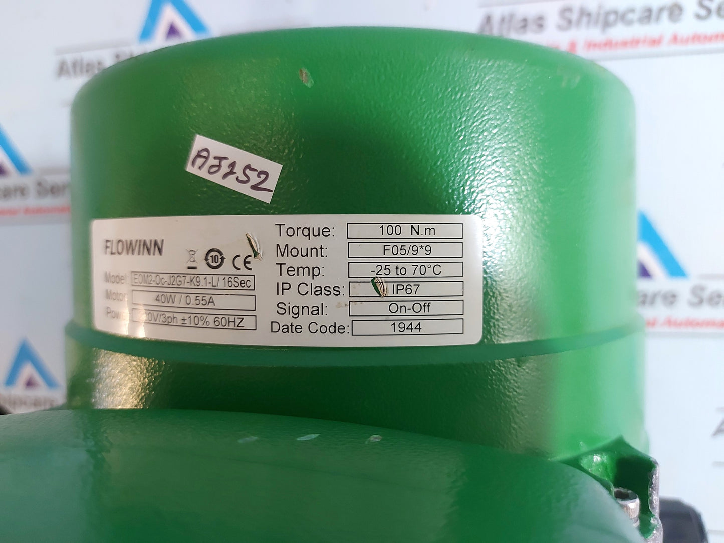 FLOWINN EOM2-Oc-J2G7-K9.1-L/16Sec EOM2-9 SERIES BASIC TYPE QUARTER TURN ELECTRIC ACTUATOR