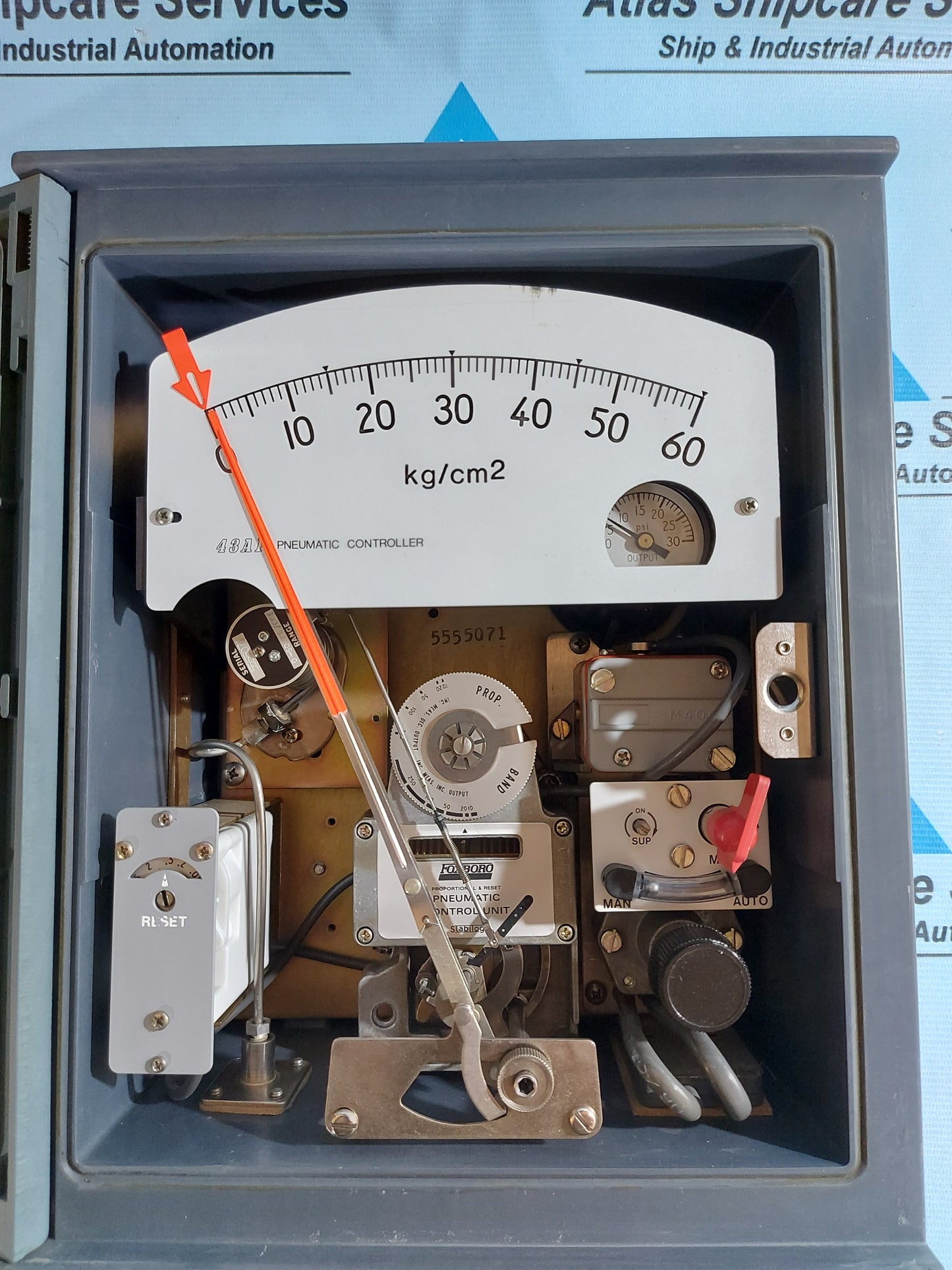 FOXBORO 43AP PNEUMATIC CONTROLLER 43AP-PA42C/PB-AA