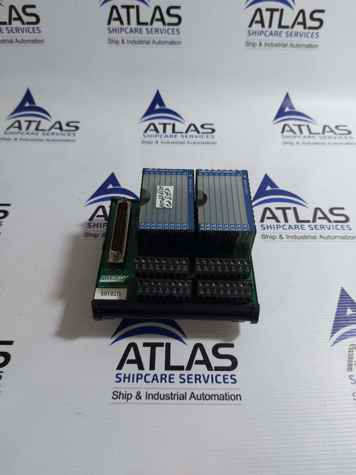 FOXBORO FBM242 SWITCH EXTERNAL 16 OUTPUT MODULE P0916JY 0E