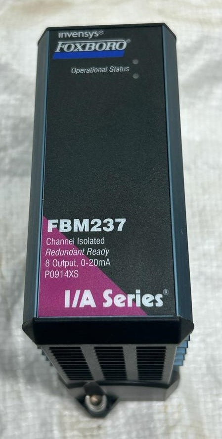 FOXBORO INVENSYS FBM237 CHANNEL ISOLATED 8 OUTPUT I/A SERIES PLC