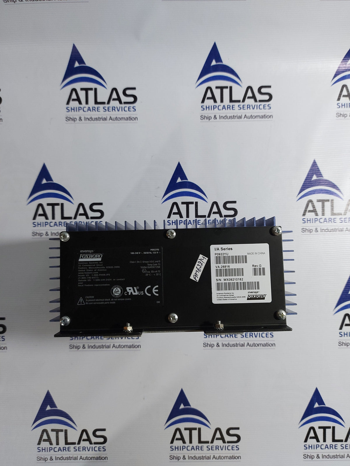 FOXBORO P0922YU FPS400-24 I/A SERIES POWER SUPPLY MODULE