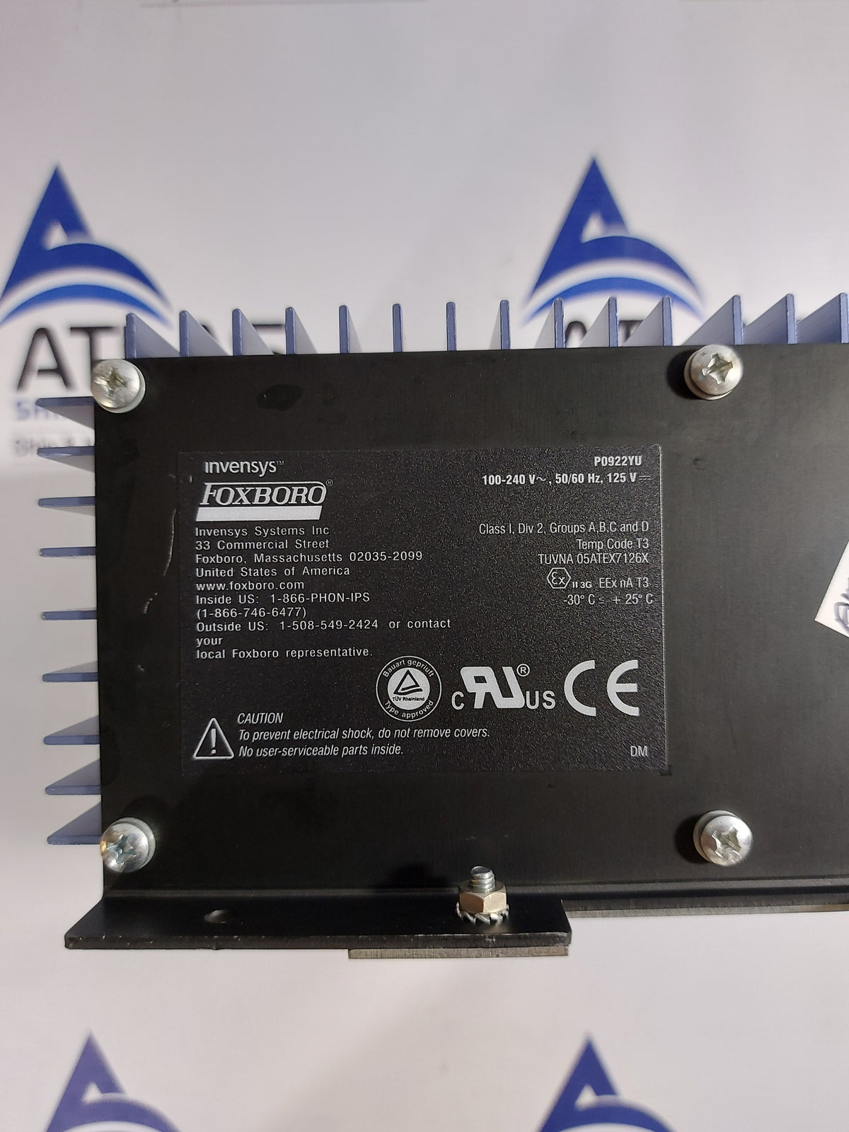 FOXBORO P0922YU FPS400-24 I/A SERIES POWER SUPPLY MODULE