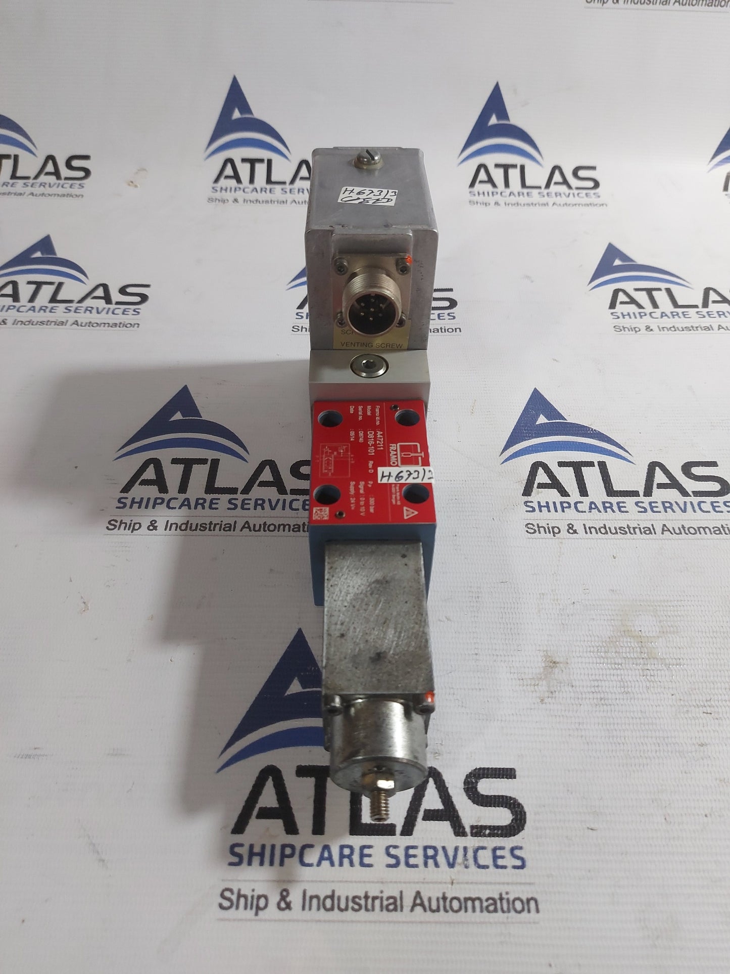 FRAMO D816-101 SOLENOID VALVE REV.D 300 BAR
