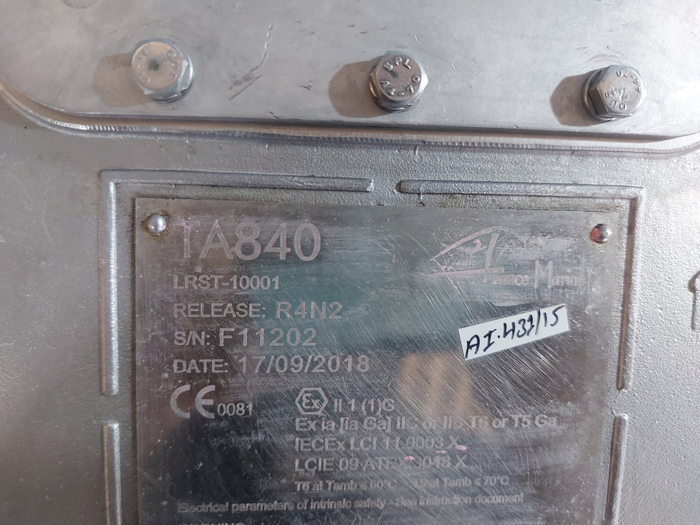 FRANCE MARINE TA840 AUXITROL RADAR MONITORING SYSTEM