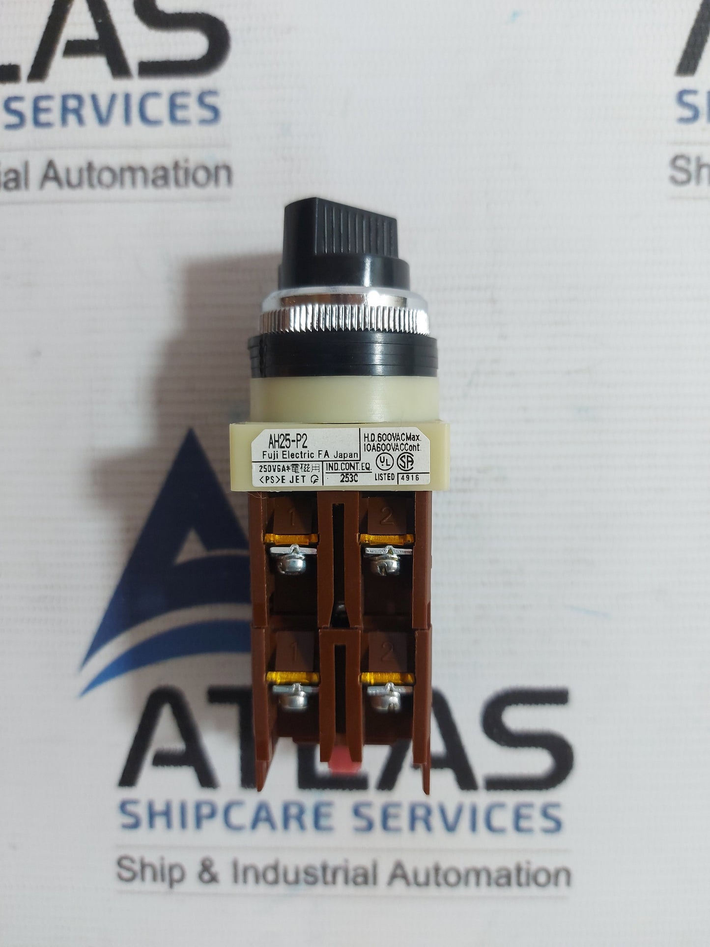 FUJI ELECTRIC AH25-P2 SELECTOR COMMAND SWITCH 250V 6A P2B22