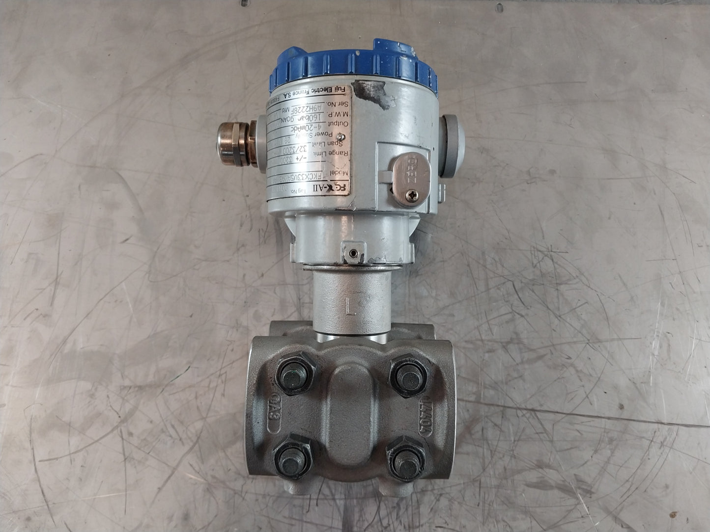 FUJI ELECTRIC FCX-AII FKCX33V5AKABYAA COMBUSTION AIR PRESSURE TRANSMITTER