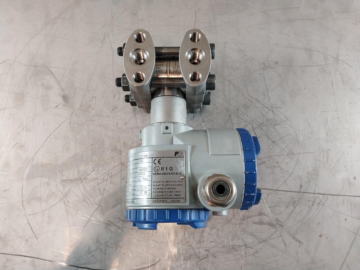 FUJI ELECTRIC FCX-AII FKCX33V5AKABYAA COMBUSTION AIR PRESSURE TRANSMITTER