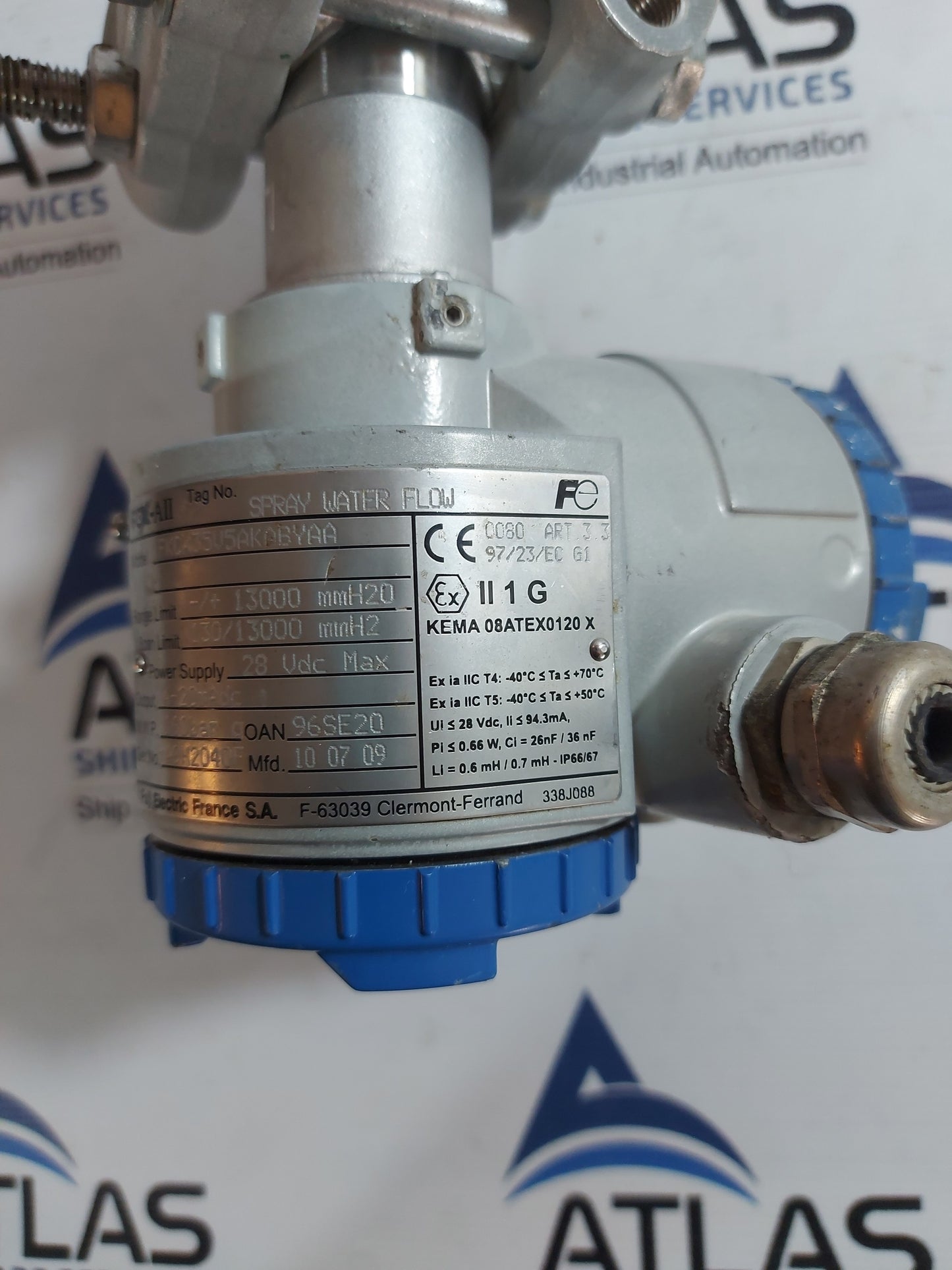 FUJI ELECTRIC FCX-AII FKCX35V5AKABYAA SPRAY WATER FLOW PRESSURE TRANSMITTER