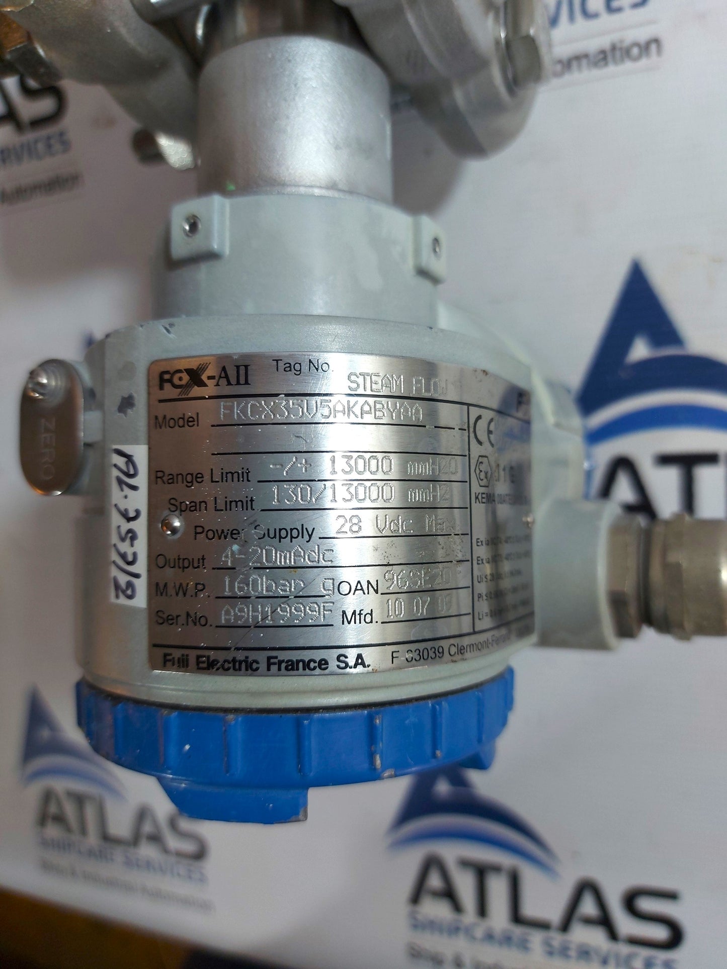 FUJI ELECTRIC FCX-AII FKCX35V5AKABYAA STEAM FLOW PRESSURE TRANSMITTER