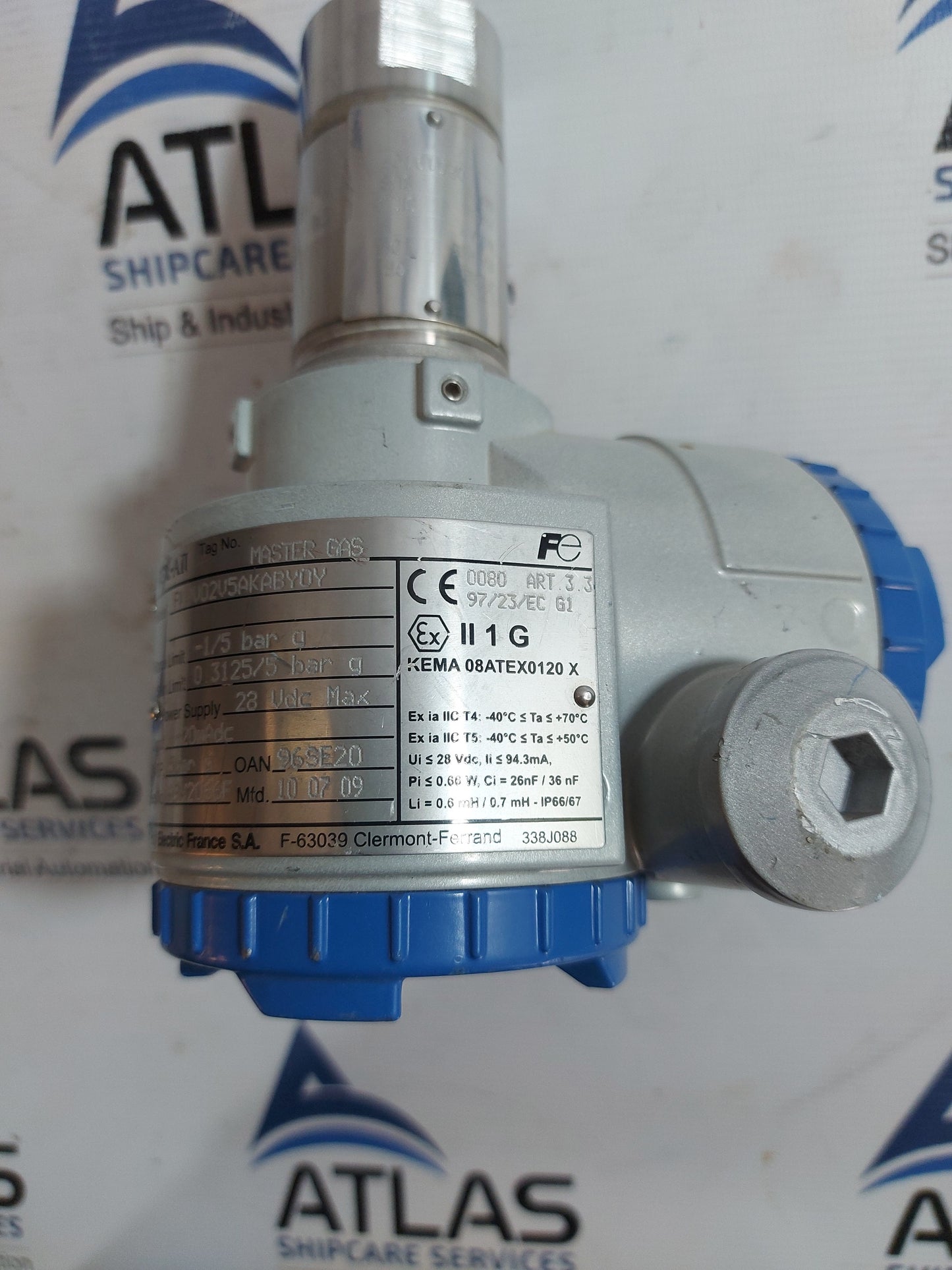 FUJI ELECTRIC FCX-AII FKPV02V5AKABYOY MASTER GAS PRESSURE TRANSMITTER