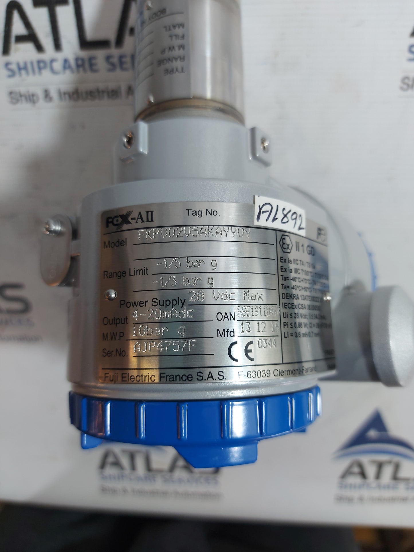 FUJI ELECTRIC FCX-AII FKPV02V5AKAYYOY PRESSURE TRANSMITTER