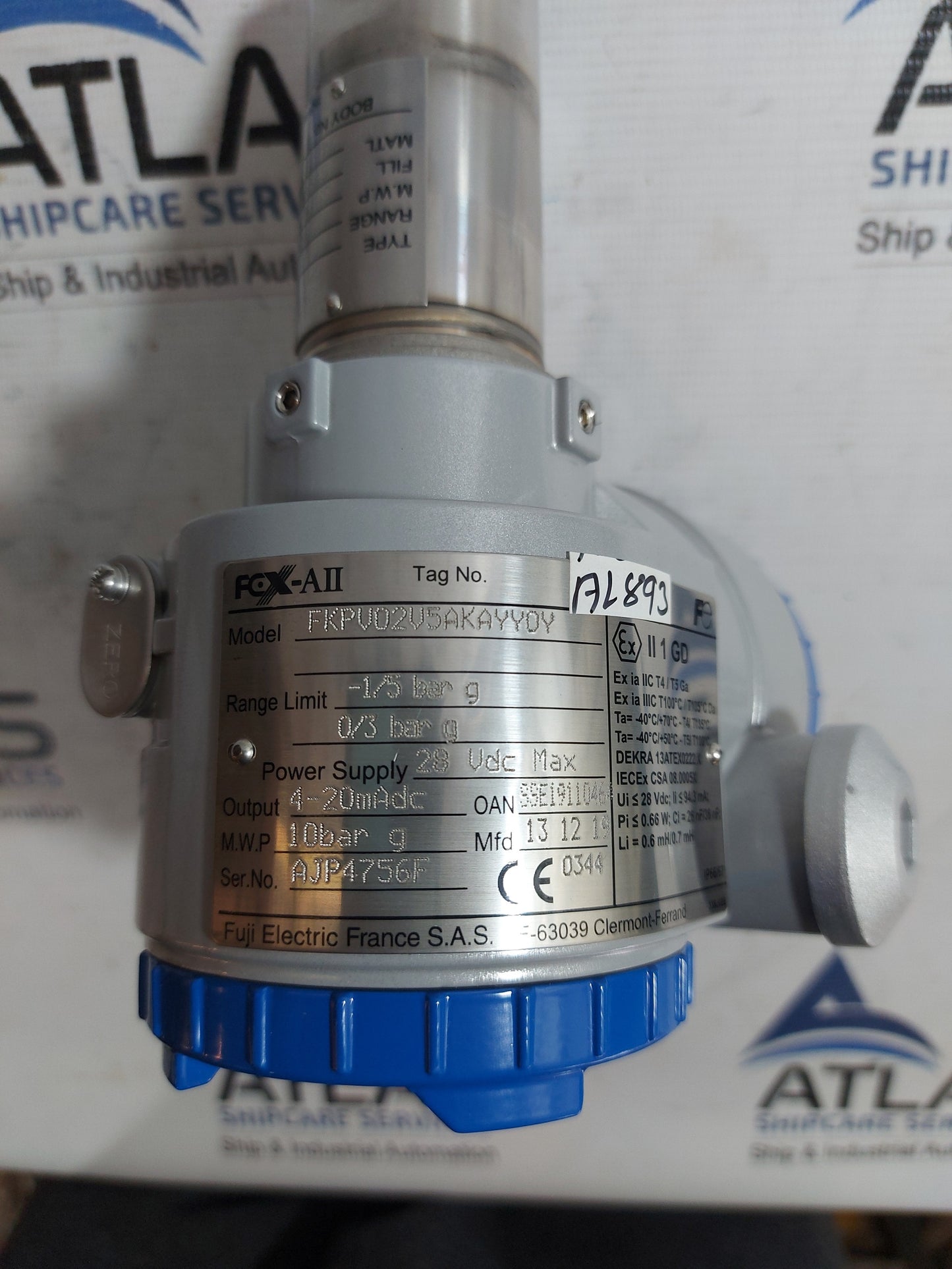FUJI ELECTRIC FCX-AII FKPV02V5AKAYYOY PRESSURE TRANSMITTER