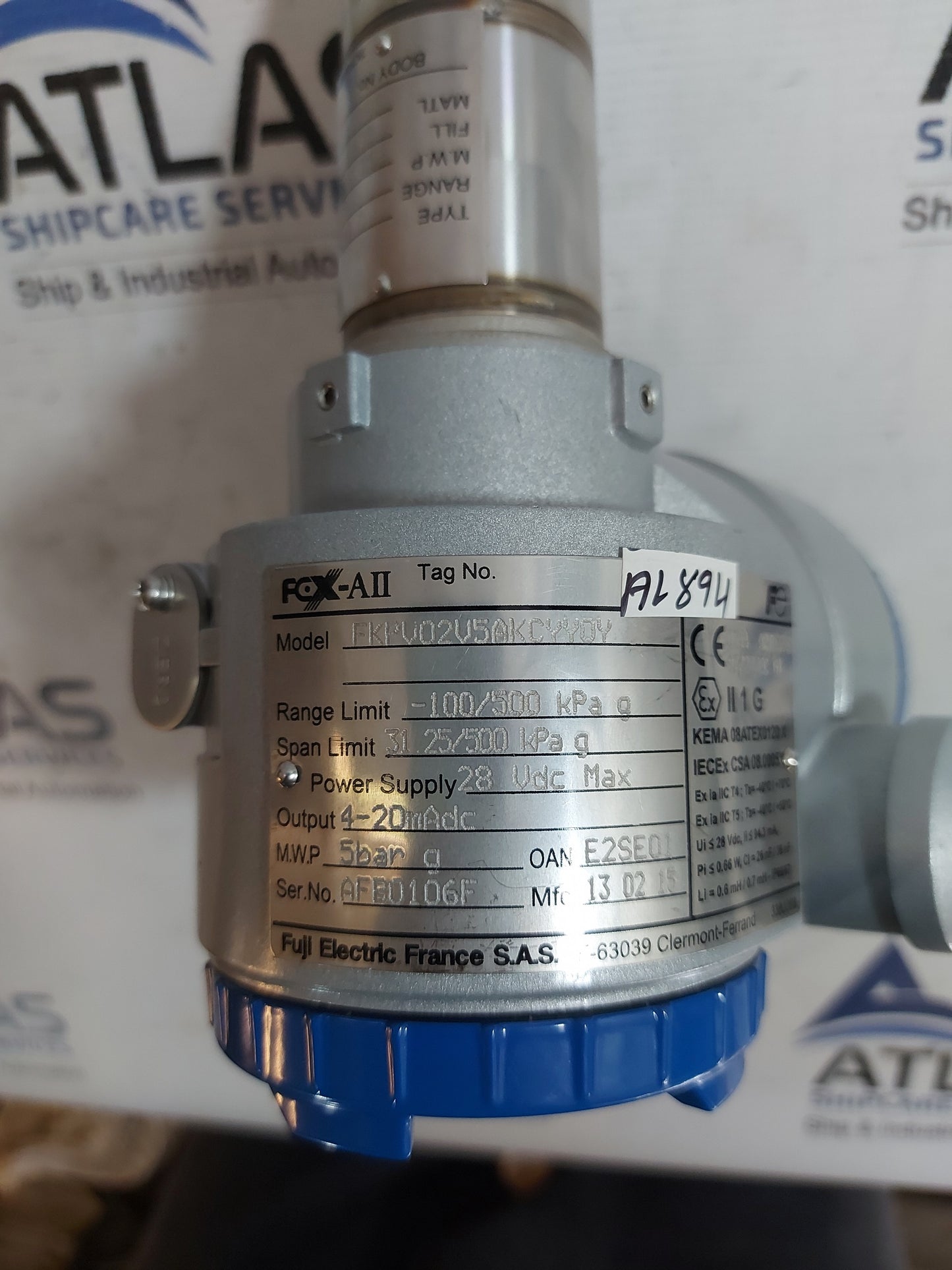 FUJI ELECTRIC FCX-AII FKPV02V5AKCYYOY PRESSURE TRANSMITTER