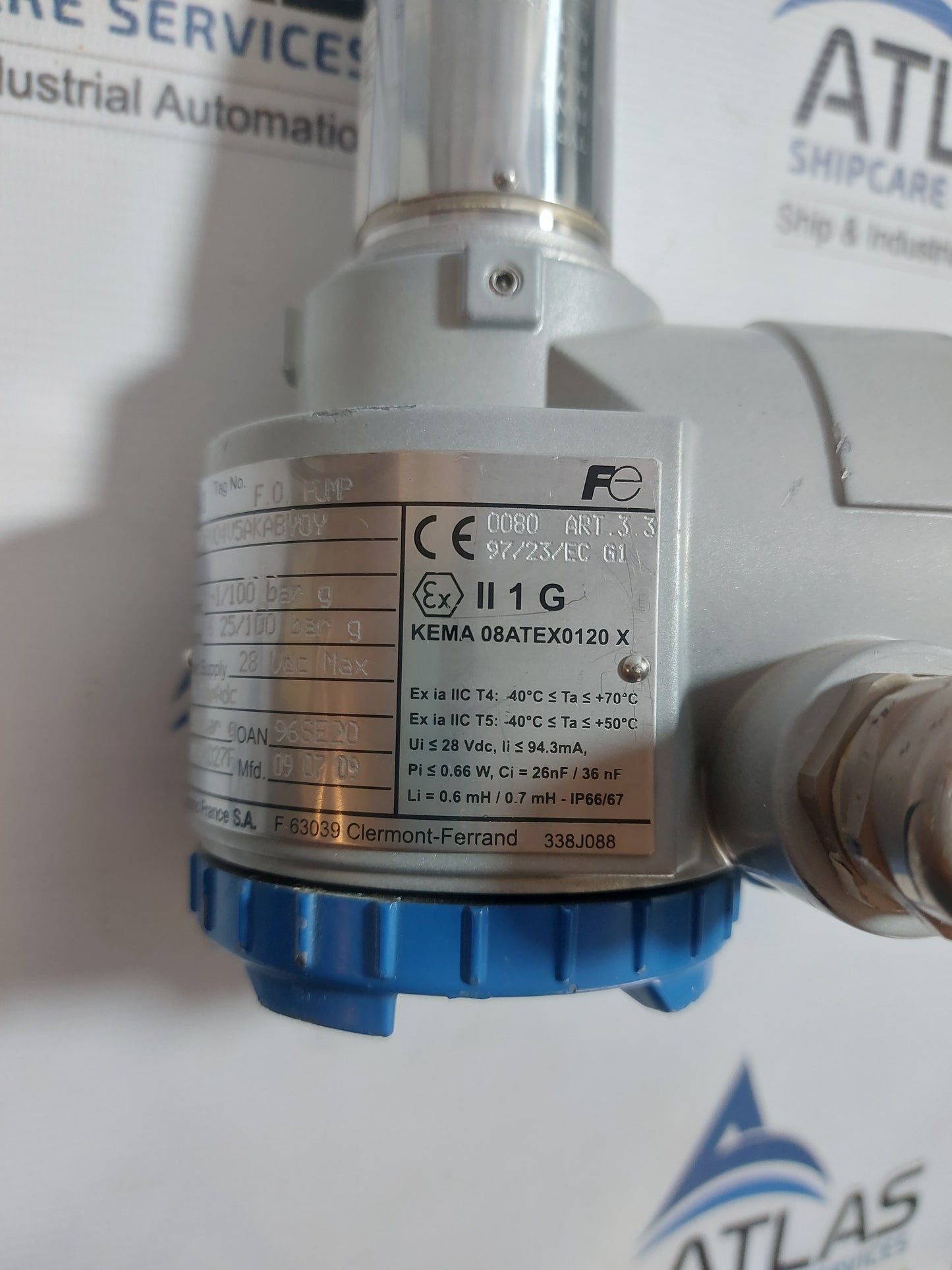 FUJI ELECTRIC FCX-AII FKPV04V5AKABYOY F.O.PUMP PRESSURE TRANSMITTER
