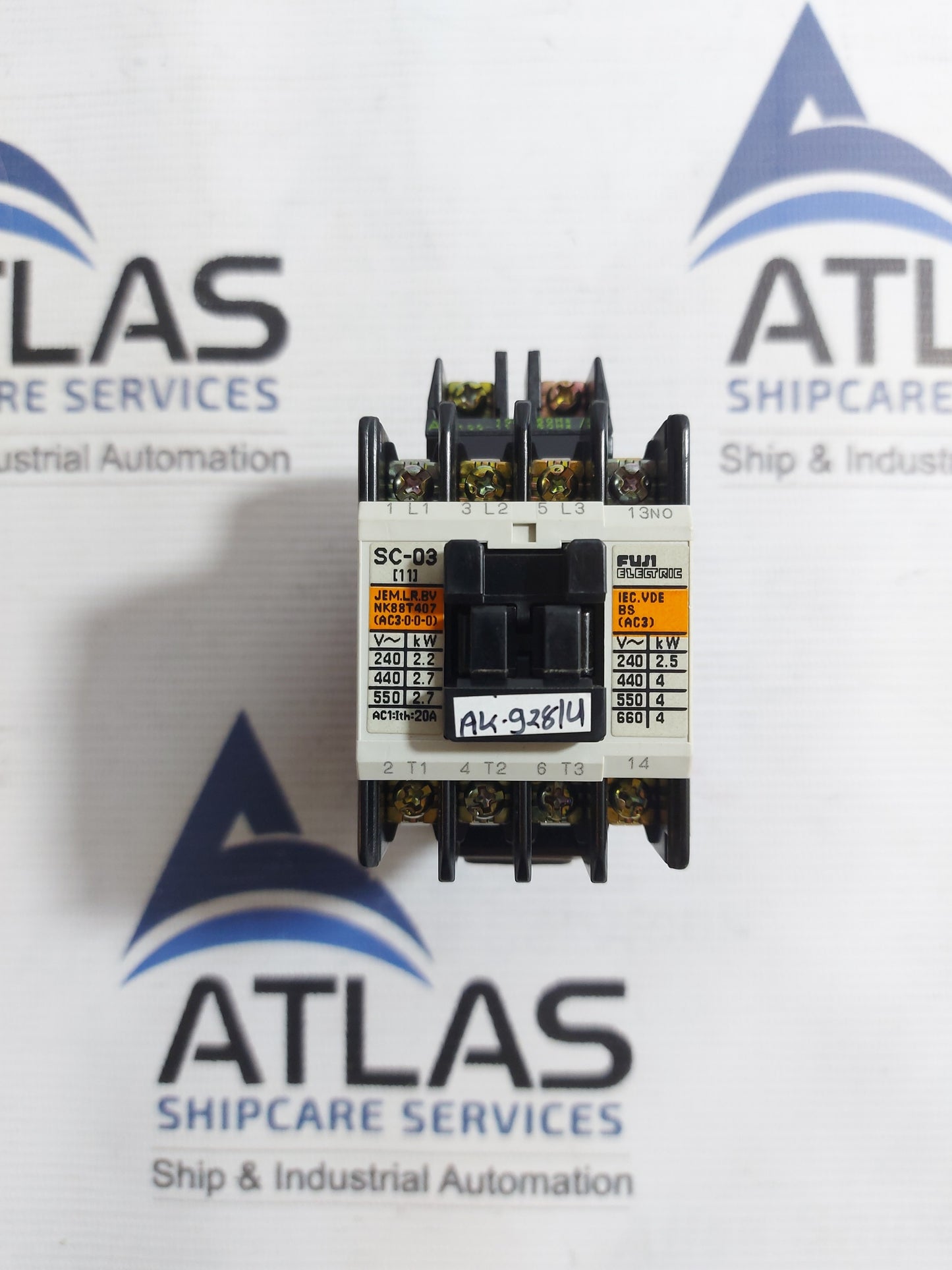 FUJI ELECTRIC SC-03 [11] MAGNETIC CONTACTOR 100/110V 20A