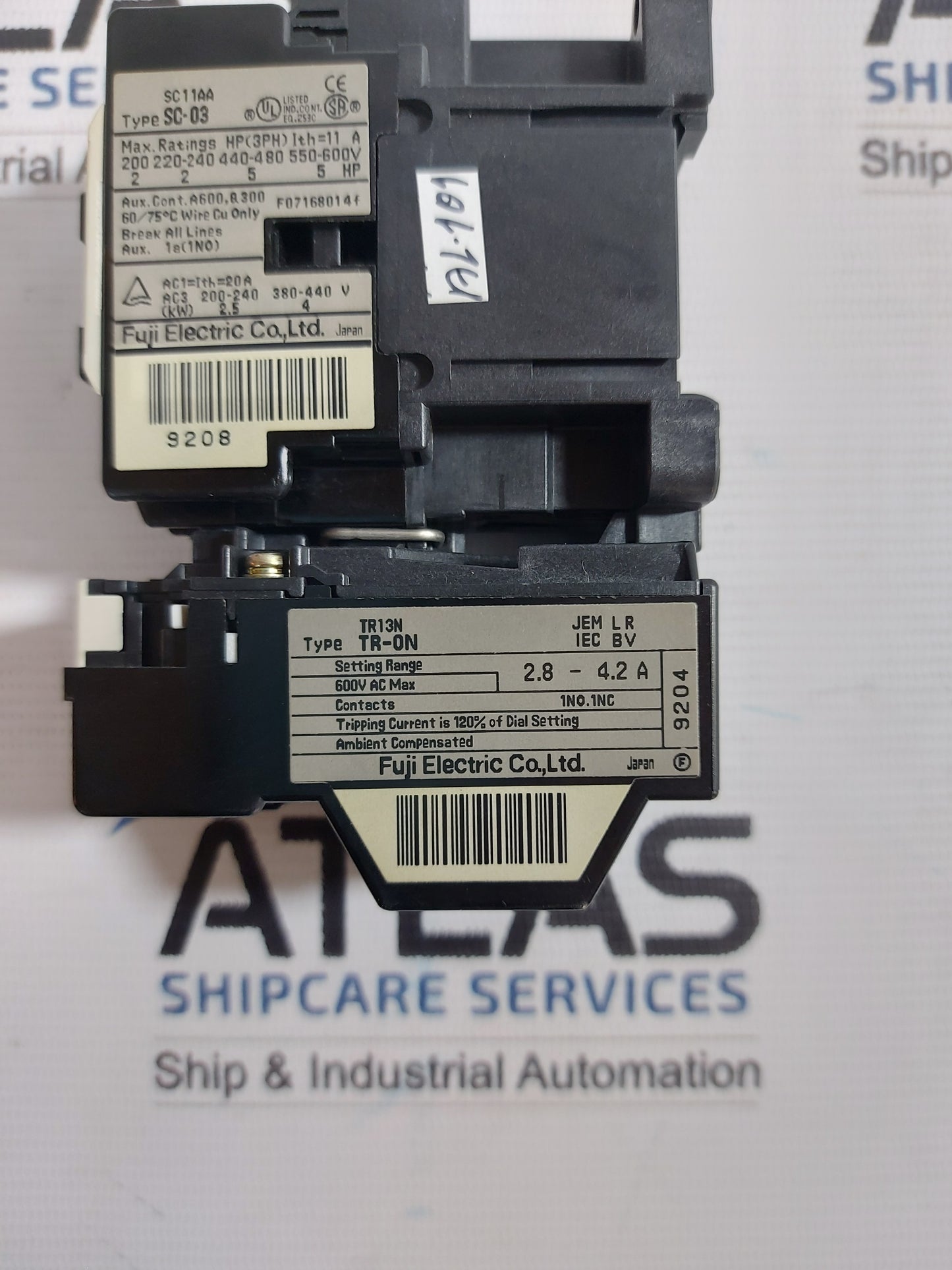 FUJI ELECTRIC SC-03 [11] MAGNETIC CONTACTOR 11A 220V