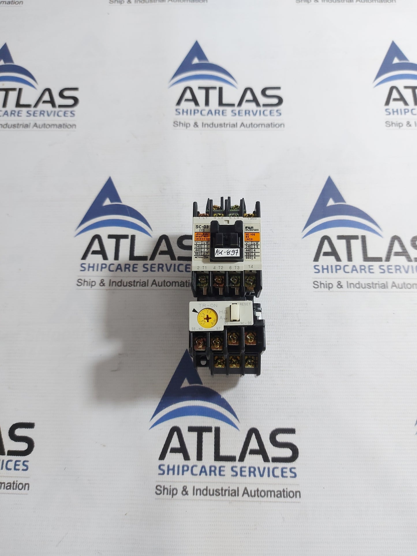 FUJI ELECTRIC SC-03 [11] MAGNETIC CONTACTOR WITH TR-ON OVERLOAD RELAY