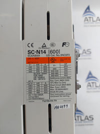 FUJI ELECTRIC SC-N14 [600] 3NC6F0 MAGNETIC CONTACTOR