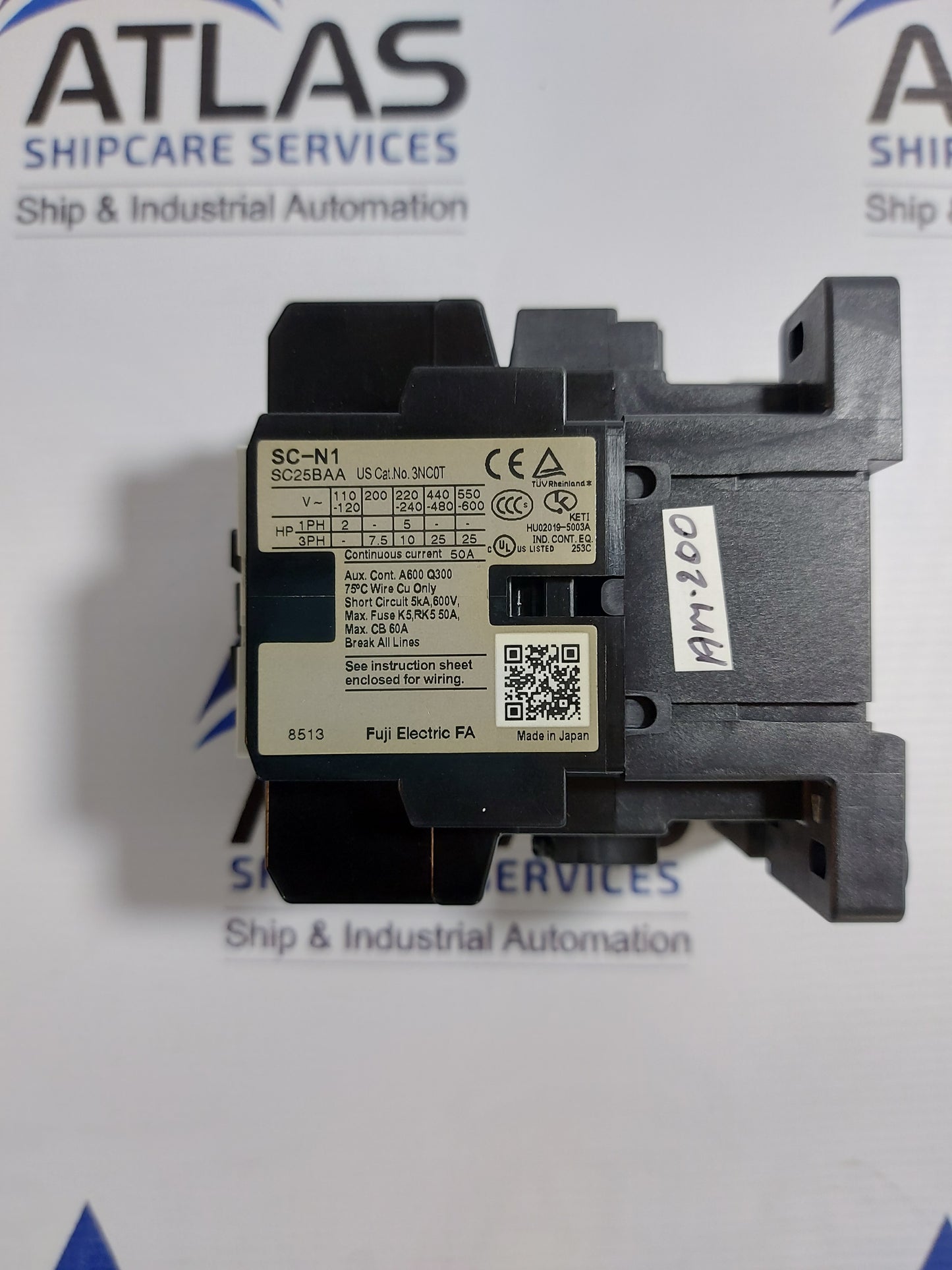 FUJI ELECTRIC SC-N1[26] SC25BAA MAGNETIC CONTCATOR 50A