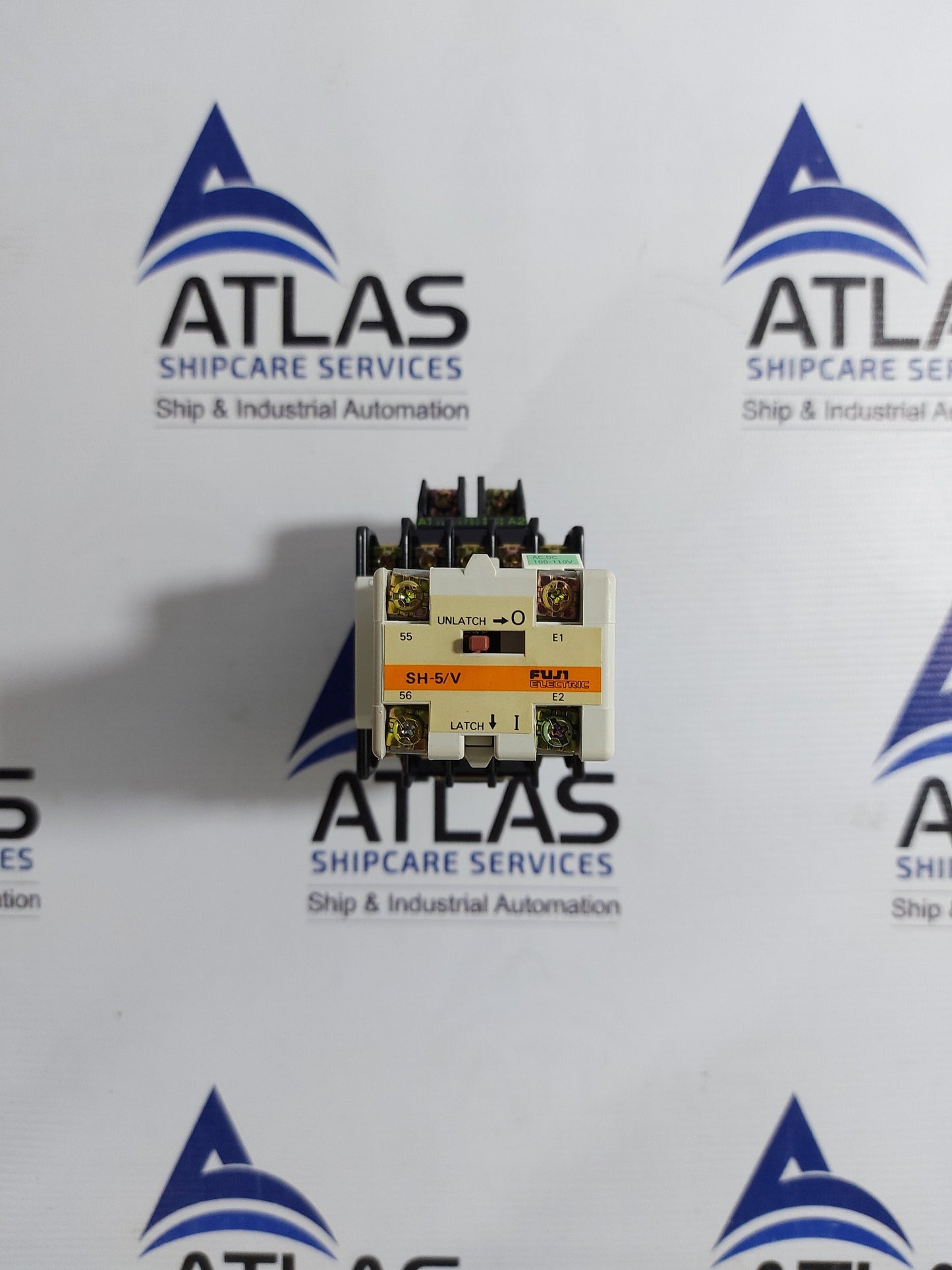 FUJI ELECTRIC SH-5 LATCH MAGNETIC CONTACTOR WITH AUXILIARY RELAY SZ-V100