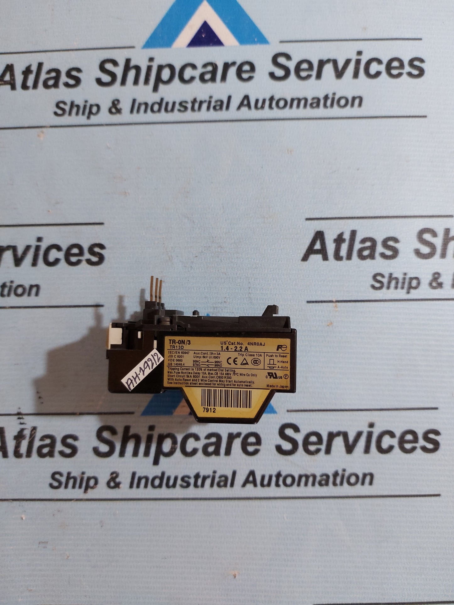 FUJI ELECTRIC TR-0N/3 TR13D OVERLOAD RELAY