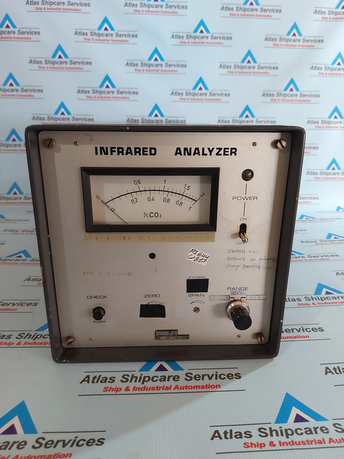 FUJI ELECTRIC ZARAH161 INFRARED GAS ANALYZER