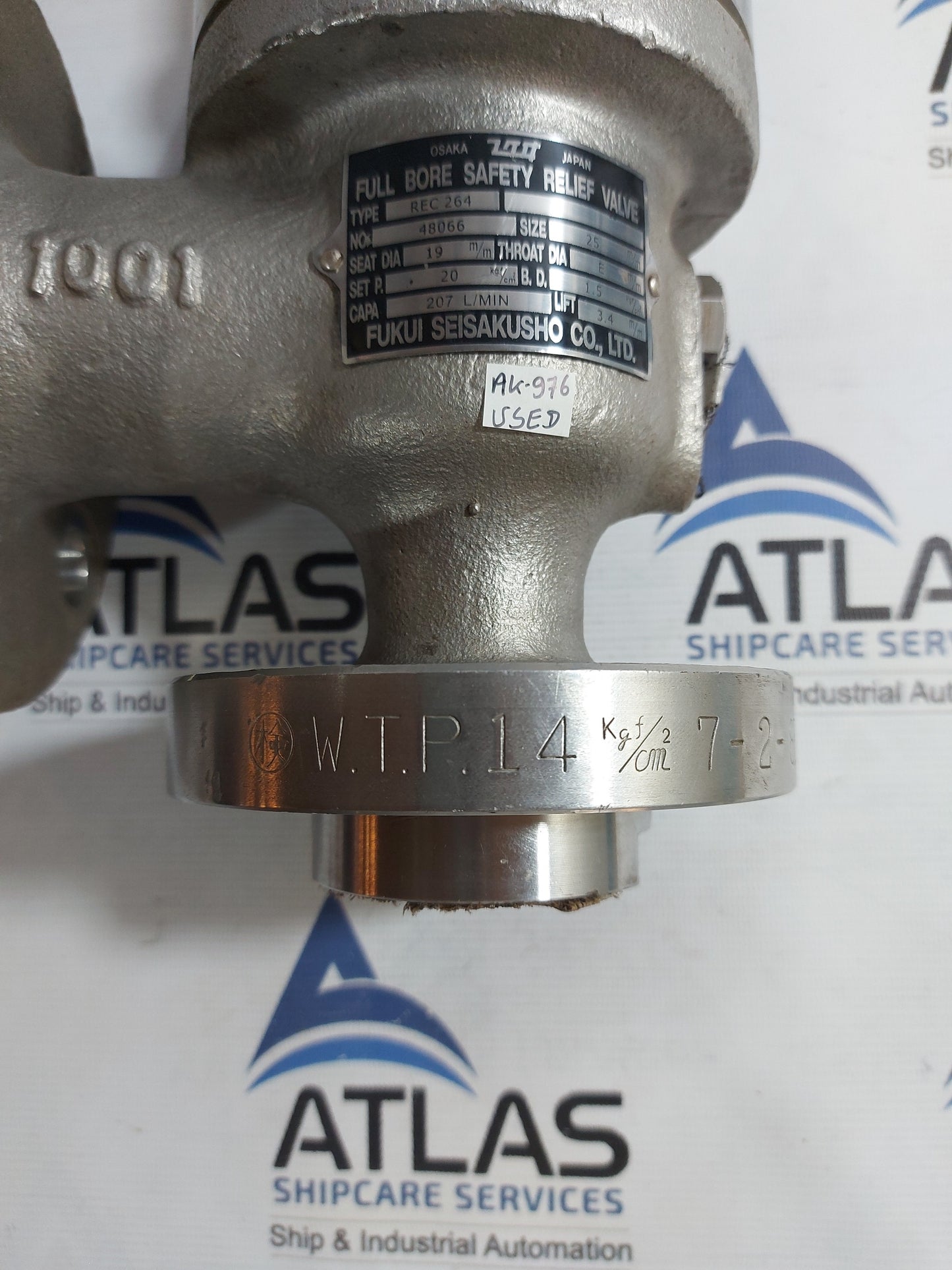 FUKUI REC 264 FULL BORE SAFETY RELIEF VALVE