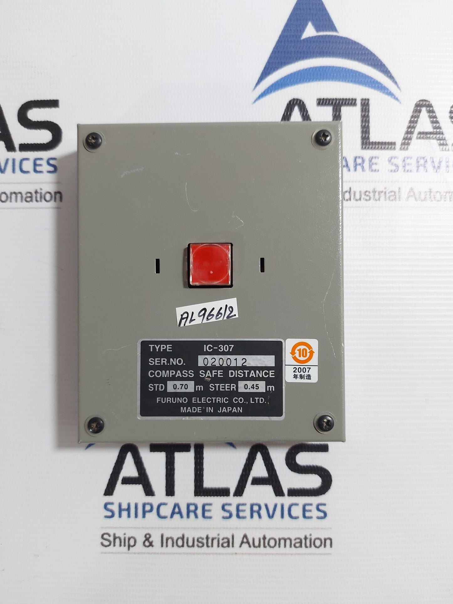 FURUNO IC-307 SSAS SHIP SECURITY ALERT SYSTEM BUTTON