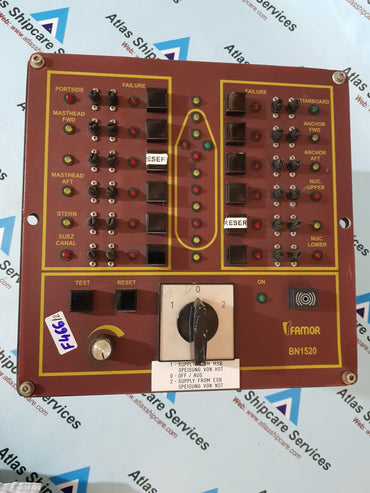 Famor BN1520 Navigation And Signal Light Control Panel