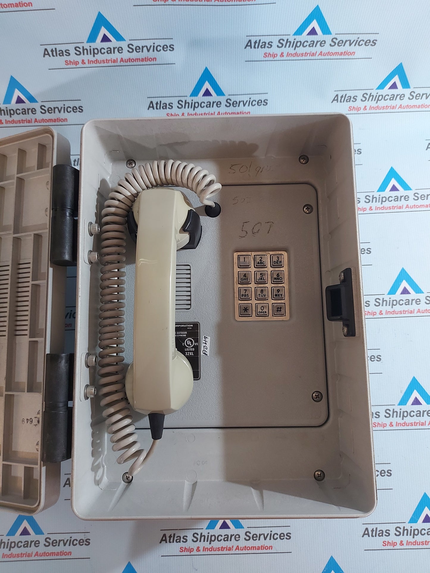 GAI-TRONICS 256-001 RUGGED OUTDOOR INDUSTRIAL HANDSET TELEPHONE
