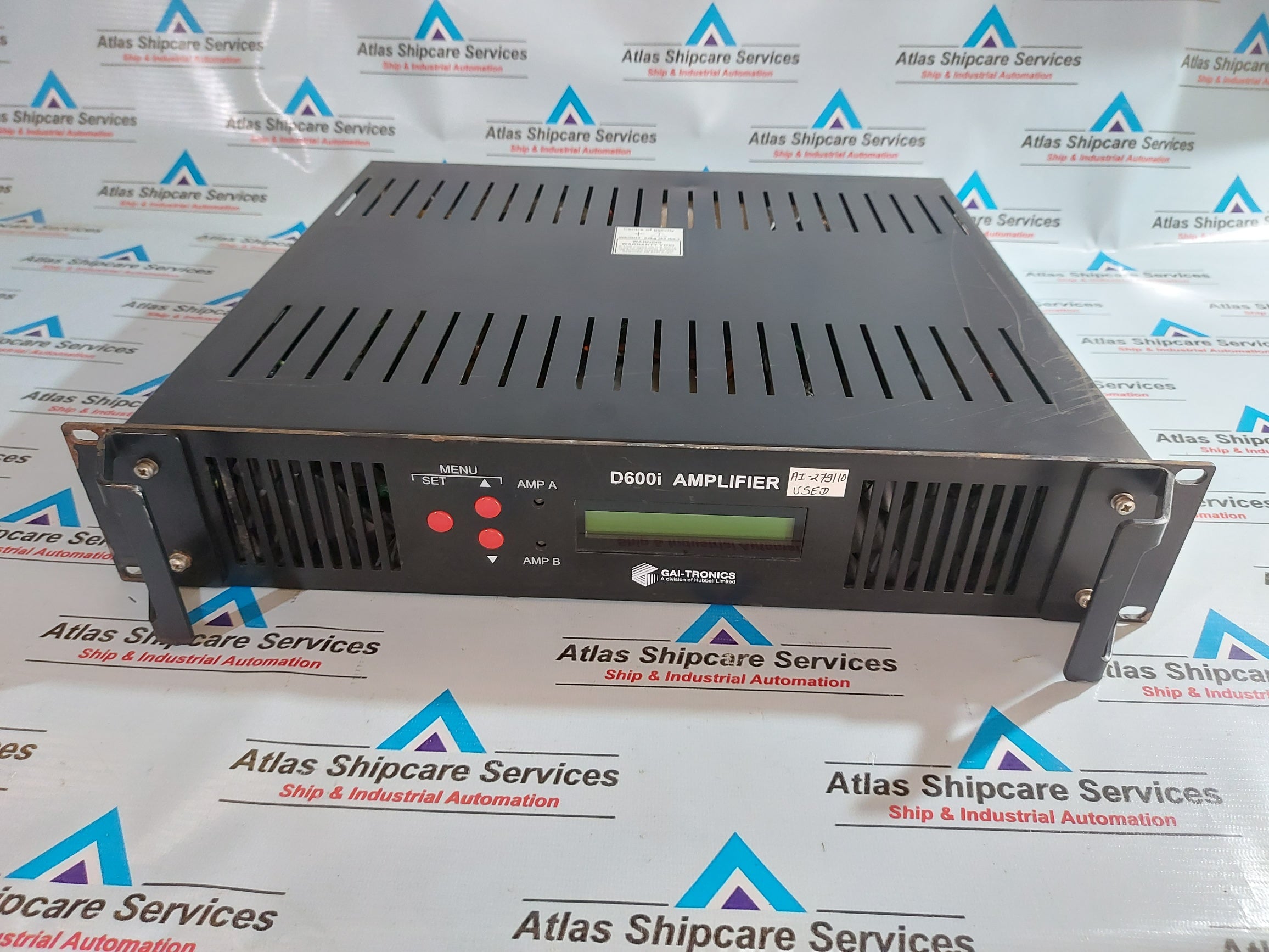 GAI-TRONICS D600I AUDIO POWER AMPLIFIER 025-02-0030-002 – Atlas ...