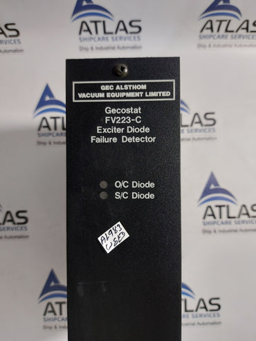 GEC ALSTHOM GECOSTAT FV223-C EXCITER DIODE FAILURE DETECTOR