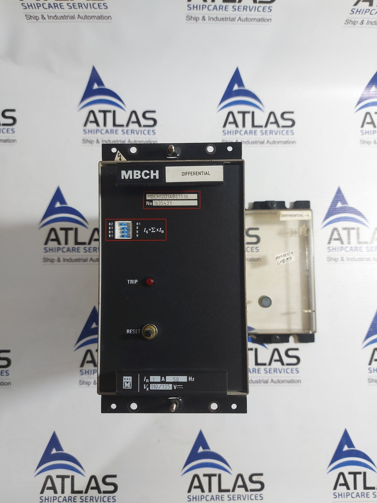 GEC ALSTHOM MBCH12D1AB0751B DIFFERENTIAL RELAY