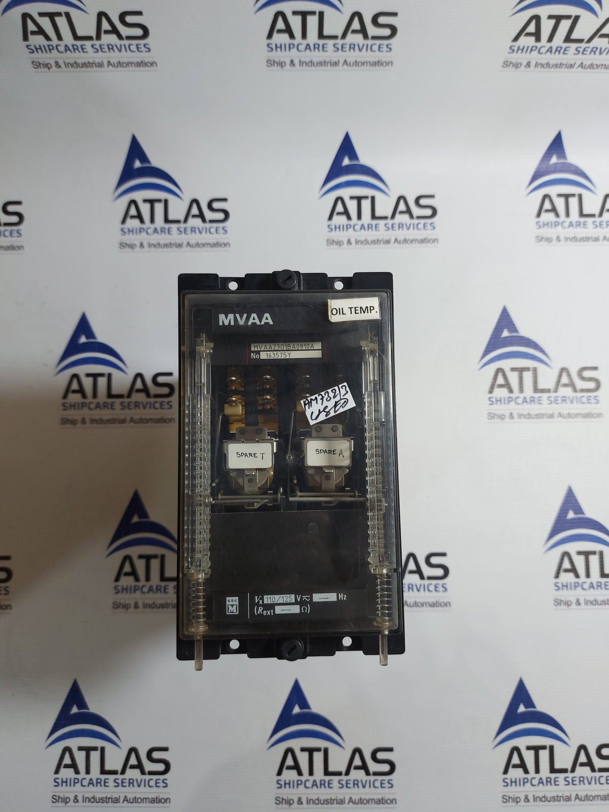 GEC ALSTHOM MVAA23D1BA0810A OIL TEMPERATURE RELAY