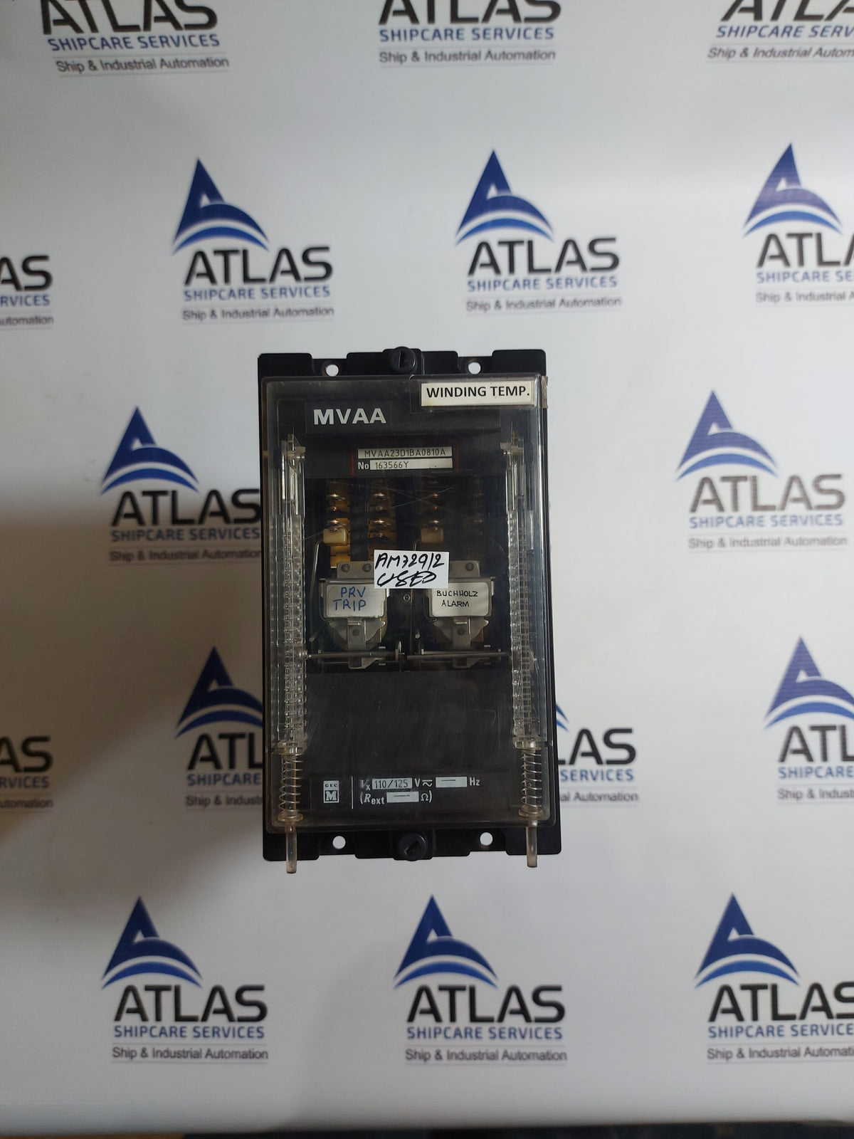 GEC ALSTHOM MVAA23D1BA0810A WINDING TEMPERATURE RELAY