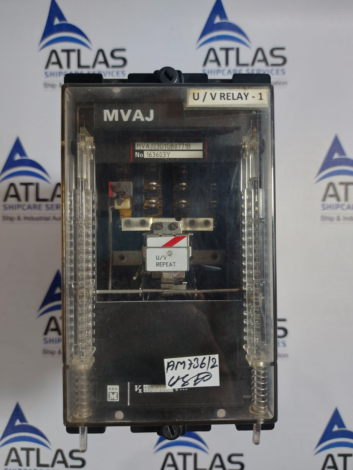 GEC ALSTHOM MVAJ23D1GB0771B U/V RELAY