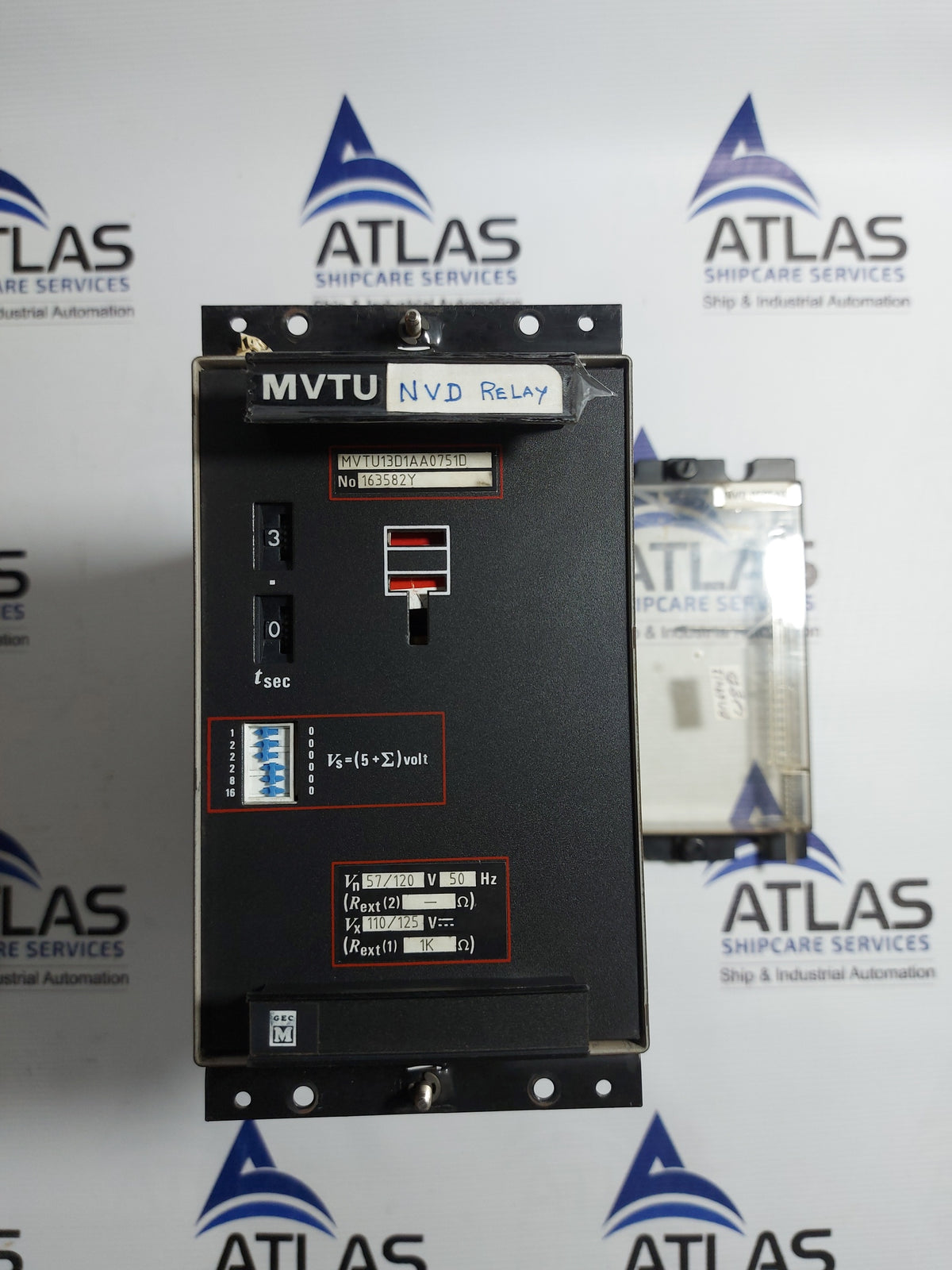 GEC ALSTHOM MVTU13D1AA0751D PROTECTION RELAY