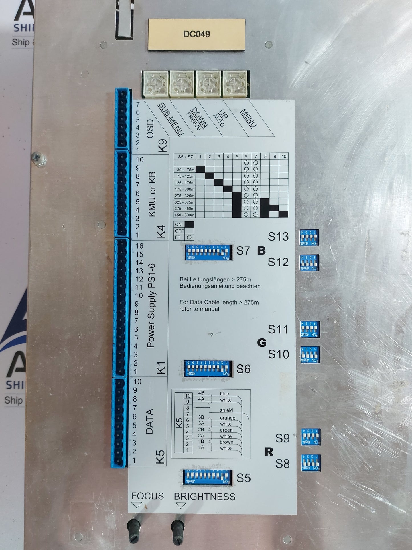 GECMA CHALLENGER 18i-FMO DISPLAY MODULE
