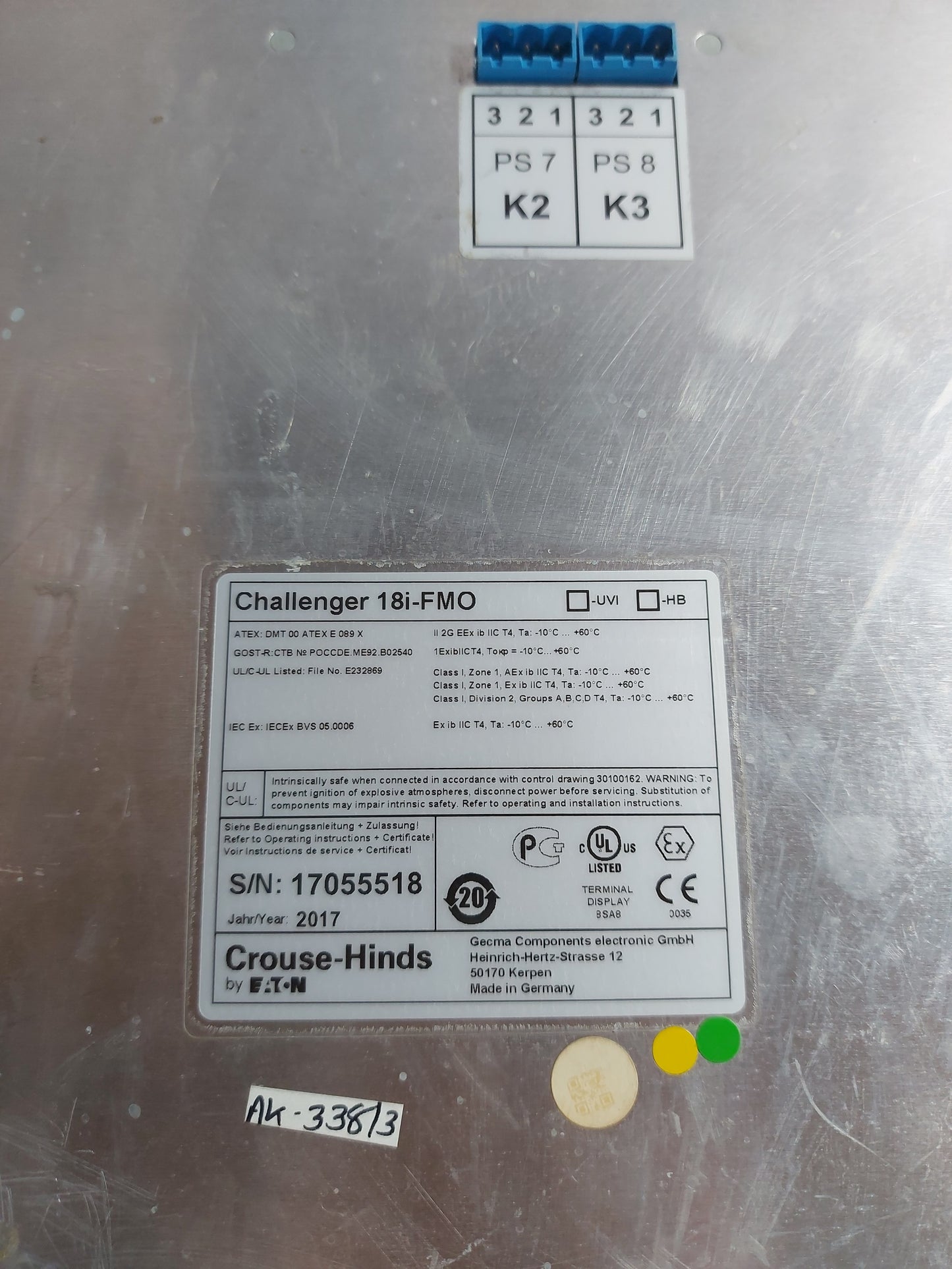 GECMA CHALLENGER 18i-FMO DISPLAY MODULE