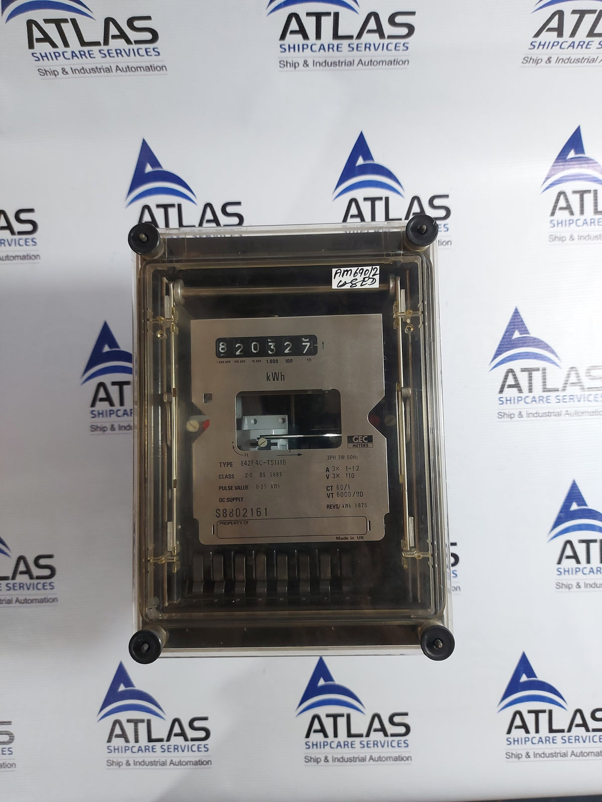 GEC METERS E42F4C-TS111B POLYPHASE ELECTRICITY METER
