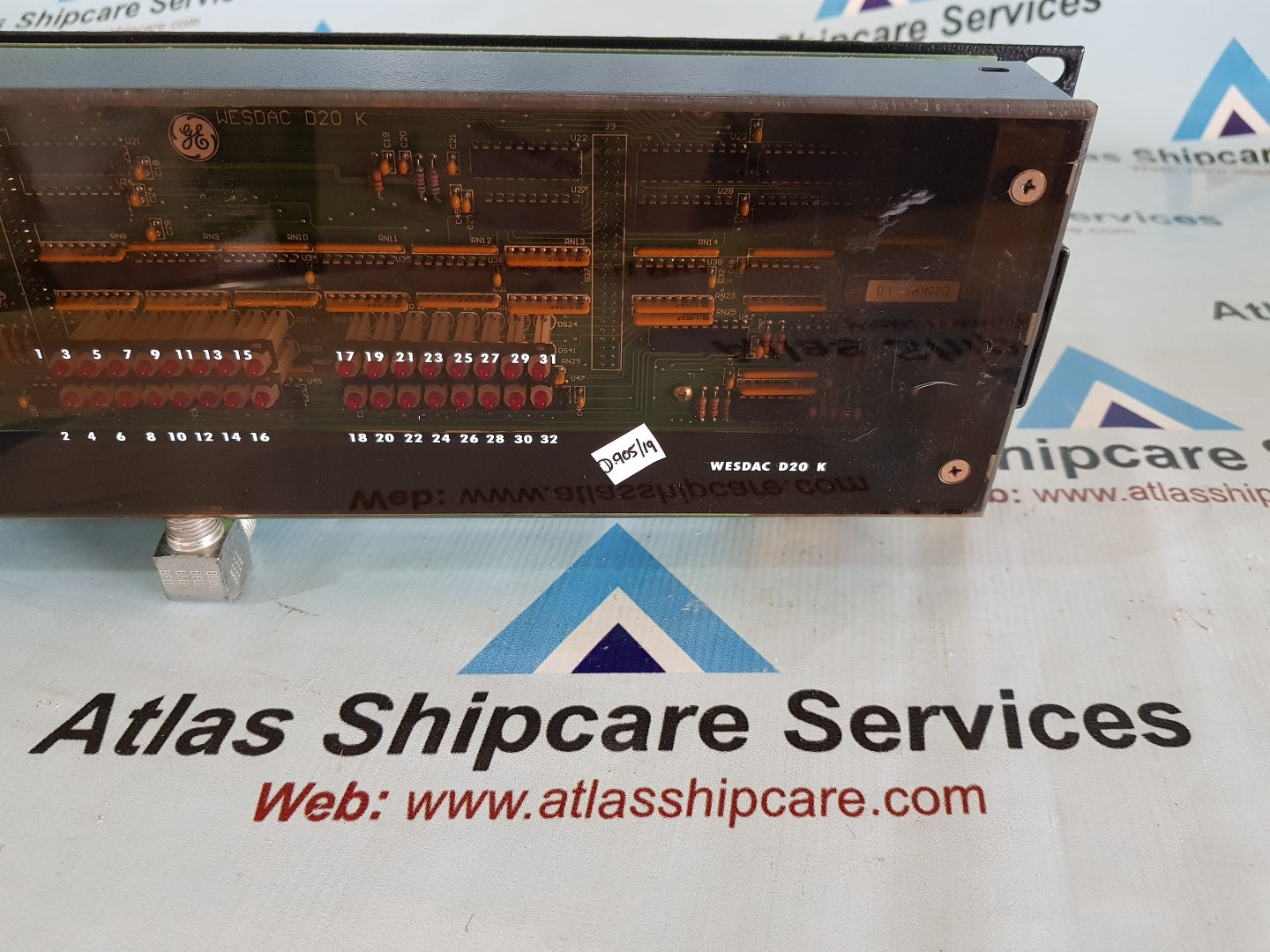 GE DIGITAL ENERGY WESDAC D20 K LOGIC PANEL