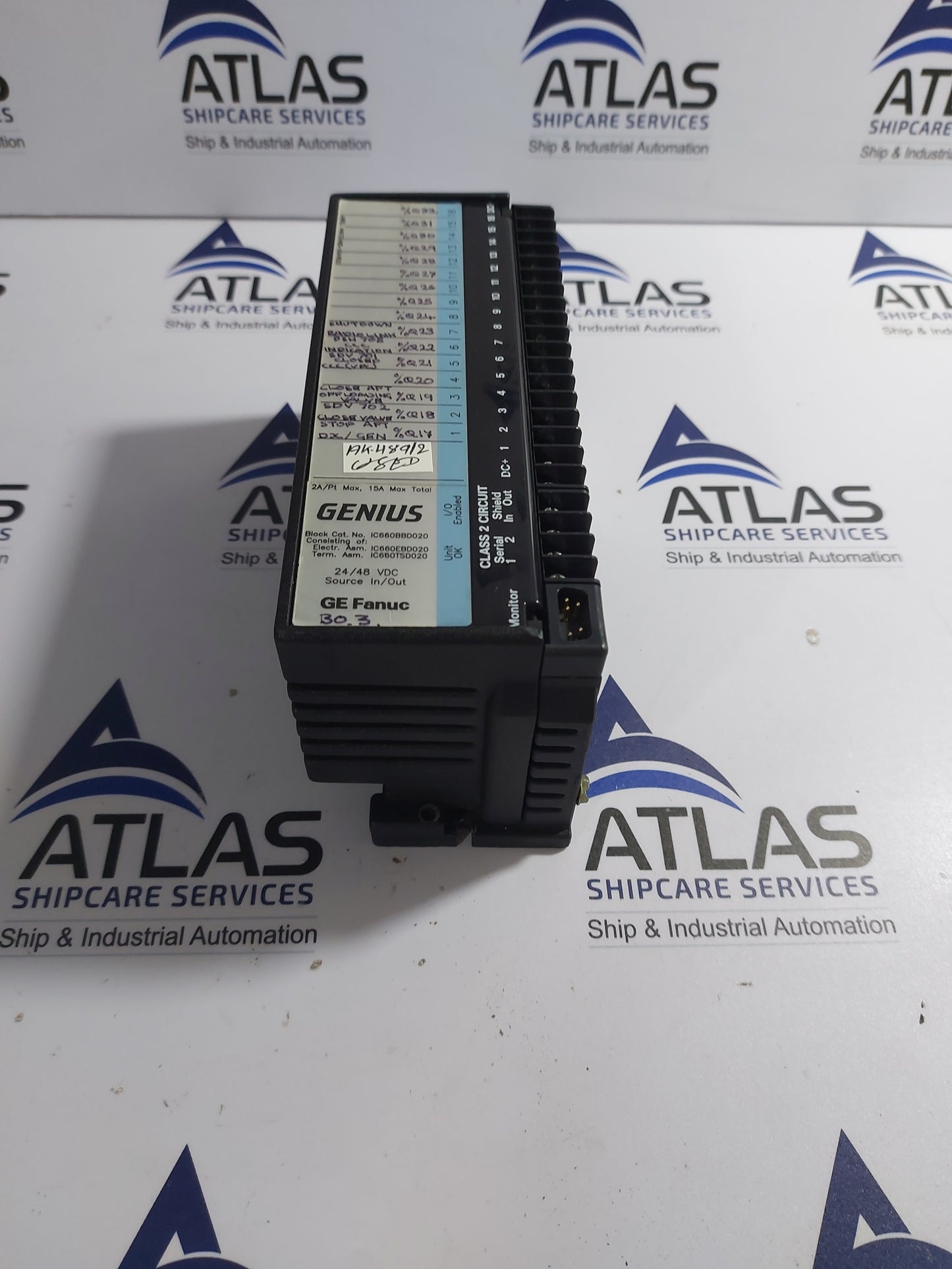 GE FANUC IC660TSD020K TERM MODULE 24/48VDC 16PT SOURCE BLOCK