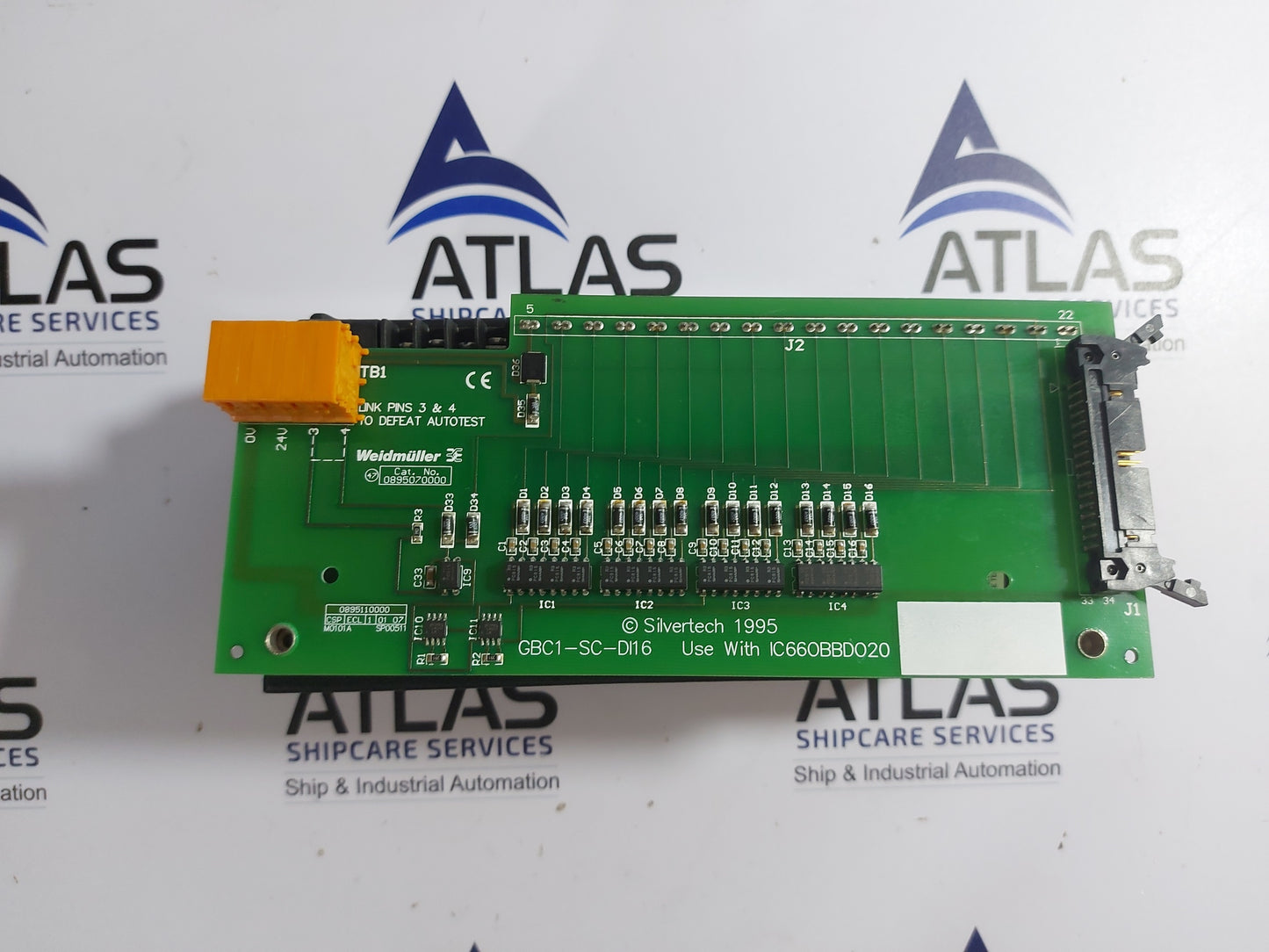 GE FANUC IC660TSD021K TERM MODULE 24/48VDC 16 SINK SOURCE BLOCK