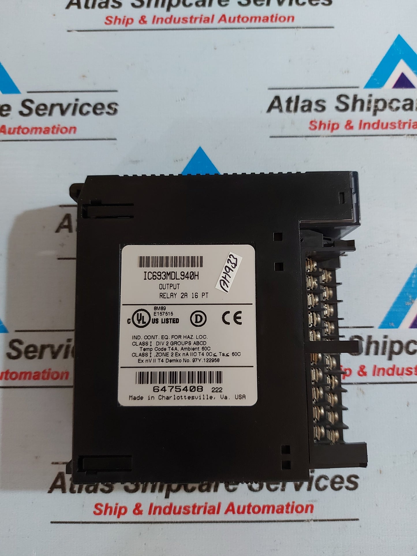 GE FANUC IC693MDL940H RELAY OUTPUT MODULE