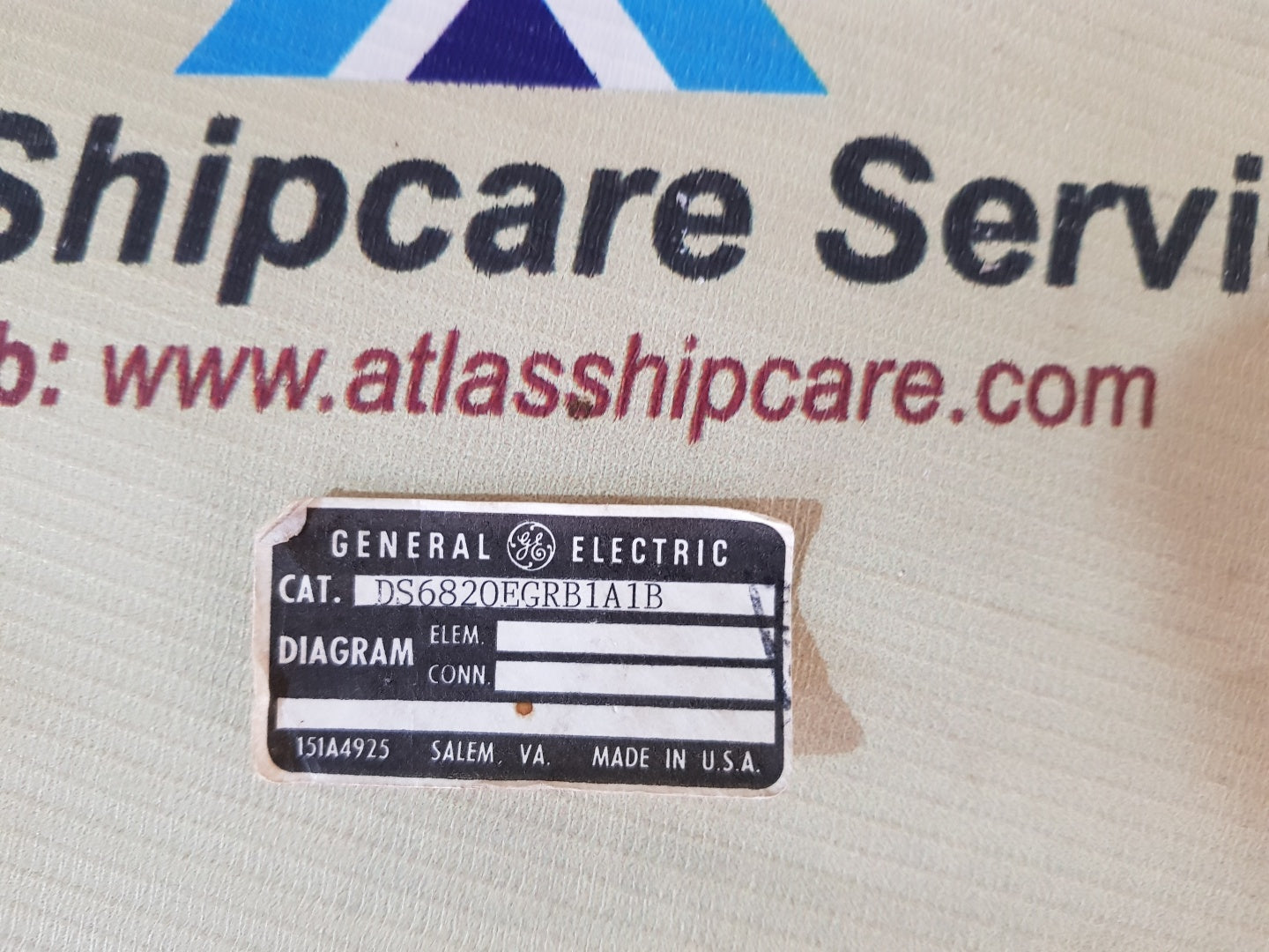 GENERAL ELECTRIC C-ESS 6BA03 CIRCUIT BOARD DS6820EGRB1A1B