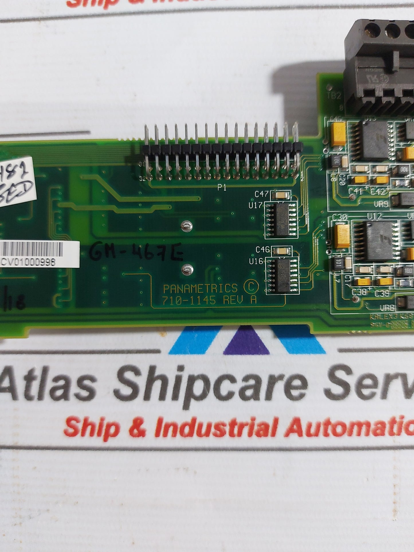 GE PANAMETRICS 703-1145 PC BOARD